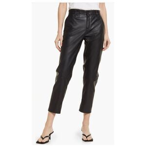 AG Caden Crop Faux Leather Pants-NWT